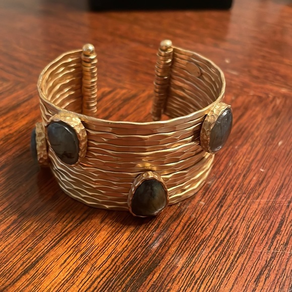 Christina Greene Wire Stackable Cuff- Labrodite - Picture 3 of 3